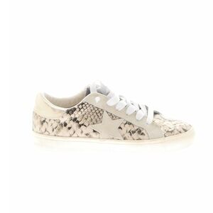 Low Top Snake Skin Sneakers